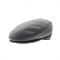 Casquette cuir plate