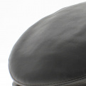 Casquette cuir plate