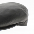Casquette cuir plate