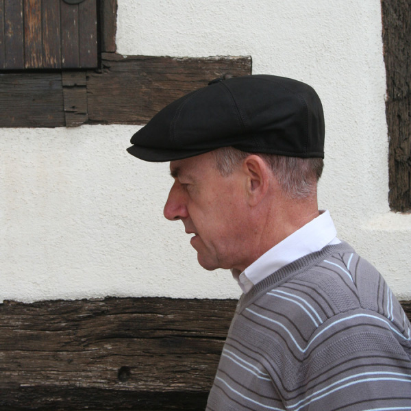 Casquette cuir Bach