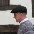 Casquette cuir Bach
