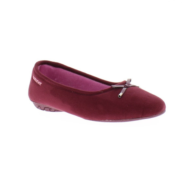Ballerine talon su&eacute;dine
