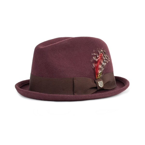 Chapeau Trilby Brixton - Gain Maroon