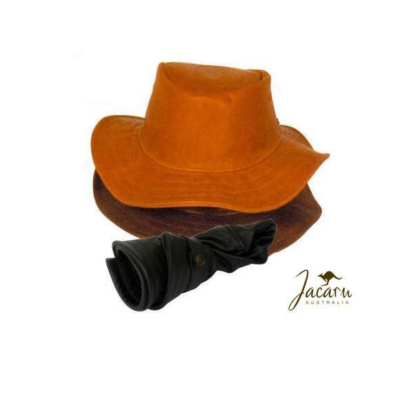 Chapeau cuir style Traveller