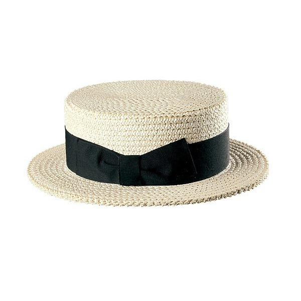 canotier triple épaisseur - achat canotier chapeau de paille