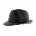 Chapeau cuir style blue's brothers