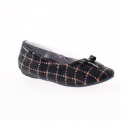Ballerines talon velours