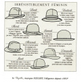 Chapeau flechet feutre pliable