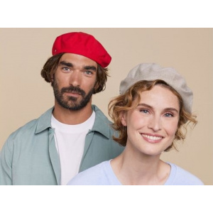 Béret Authentique Été Coton Greige - Héritage par Laulhère