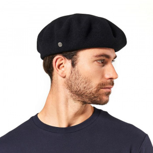 Béret Campan 10.5 Pouces Marine - Héritage par Laulhère