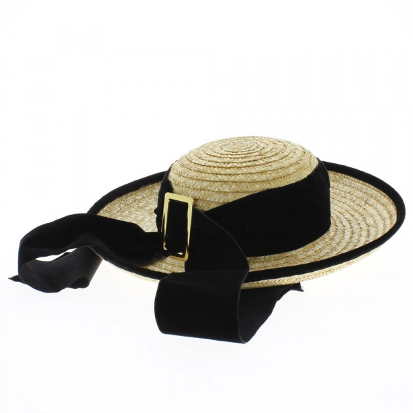 Chapeau Cowboy Bandora – Fabriqué Au Mexique – Taille 7 1/4 (58) – Paille Western – Occasion