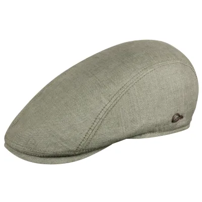 Curved Jackson Linen Cap Blue - Göttmann Reference: 12175 | Traclet Hat Shop