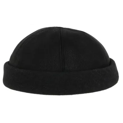 Bonnet Docker Ostrava Cuir Noir - Göttmann Reference : 13554| Chapellerie Traclet