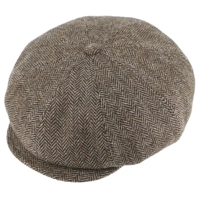 Casquette Irlandaise Andria Laine Vierge Taupe - Traclet