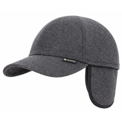 Casquette Cache-Oreilles Monaco Gore-Tex Laine Anthracite - Gottmann