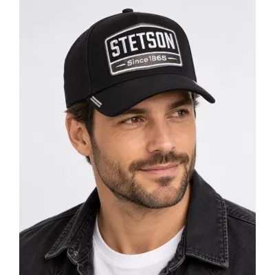 Casquette Baseball American Legacy Noire Coton – Stetson