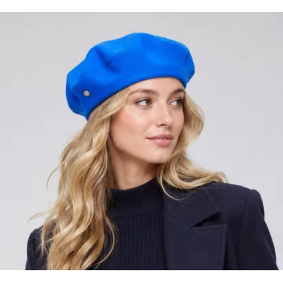 The Authentic Cornflower Blue Beret - Laulhère, Ref: 24697| Chapellerie Traclet