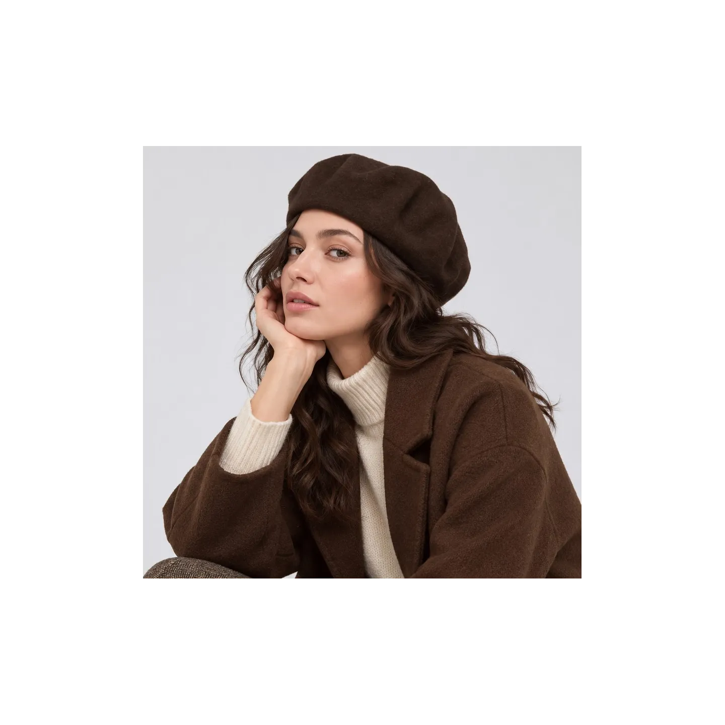 The Genuine Brown Beret - Laulhère, Ref: 24698| Chapellerie Traclet