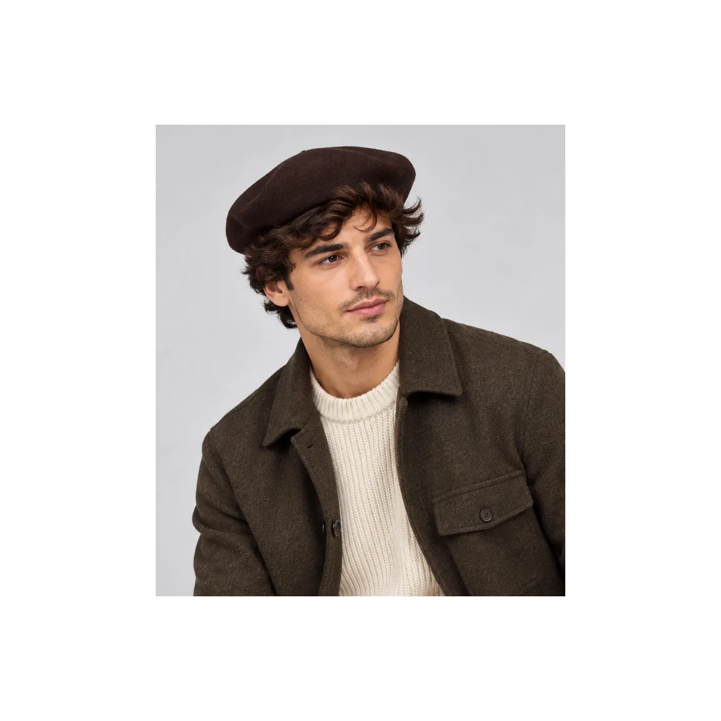 The Genuine Brown Beret - Laulhère, Ref: 24698| Chapellerie Traclet