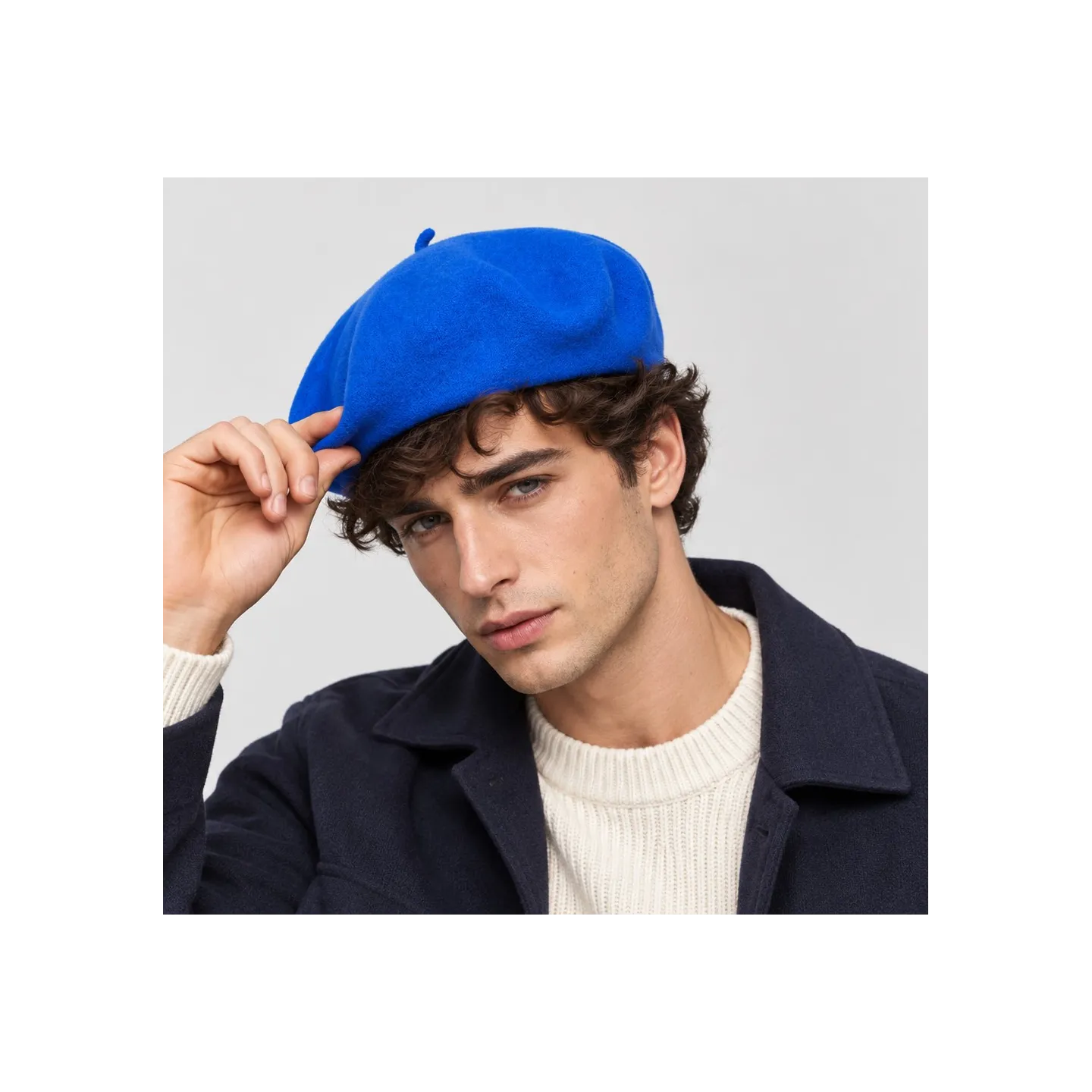 Béret Le Véritable Bleu Barbeau - Laulhère  Reference : 24702| Chapellerie Traclet