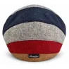Galway Multicolored Patchwork Virgin Wool Flat Cap - Traclet | Ref: 24708 | Traclet Hat Shop