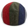 Connemara Multicolored Patchwork Virgin Wool Flat Cap – Traclet | Ref: 24709 | Traclet Hat Shop