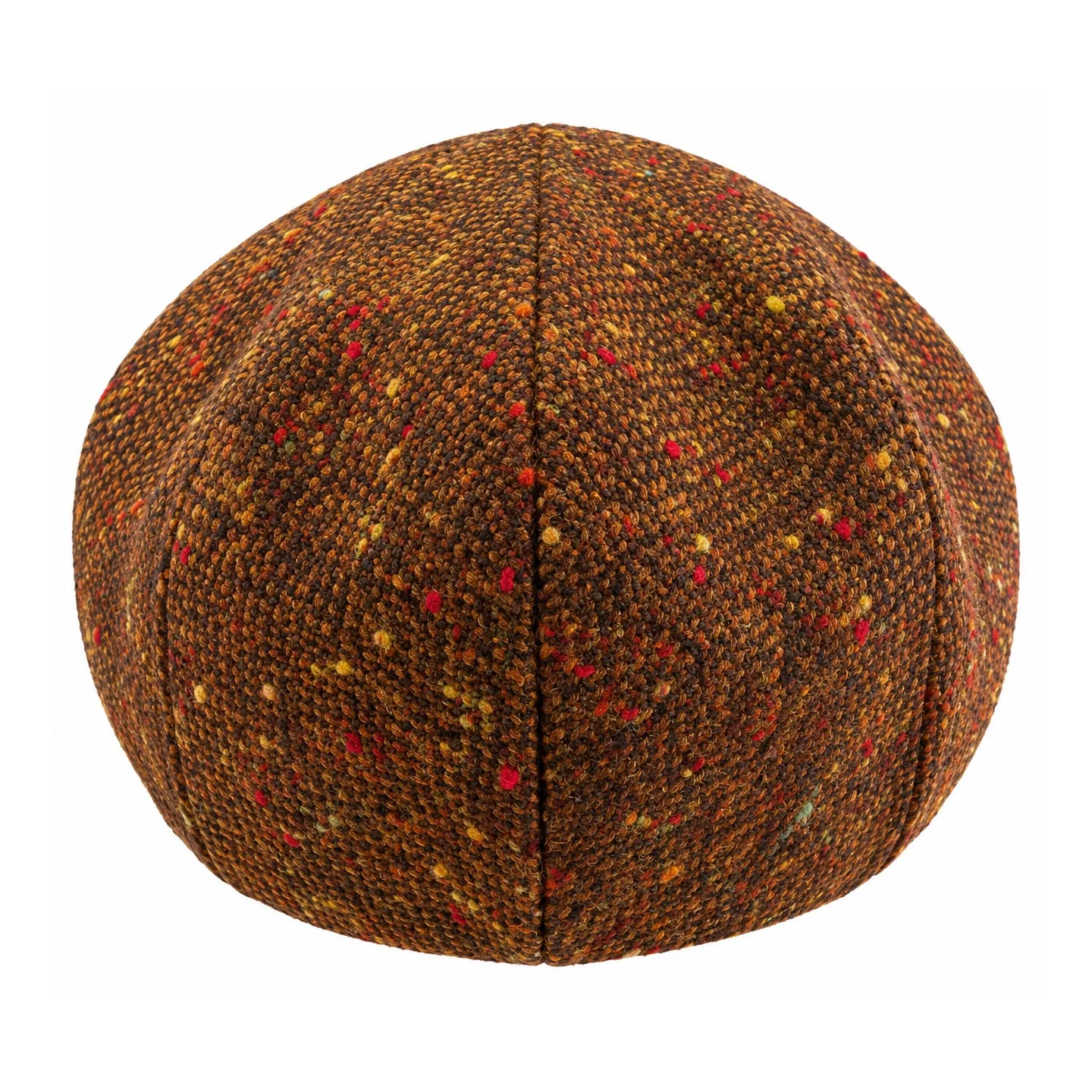 Donegal Rust Virgin Wool Tweed Flat Cap - Traclet | Ref: 24710 | Traclet Hat Shop