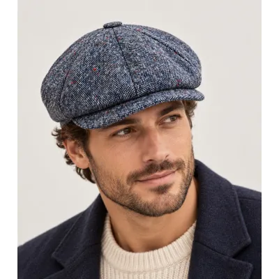 Casquette Irlandaise Limerick Tweed Laine Vierge - Traclet