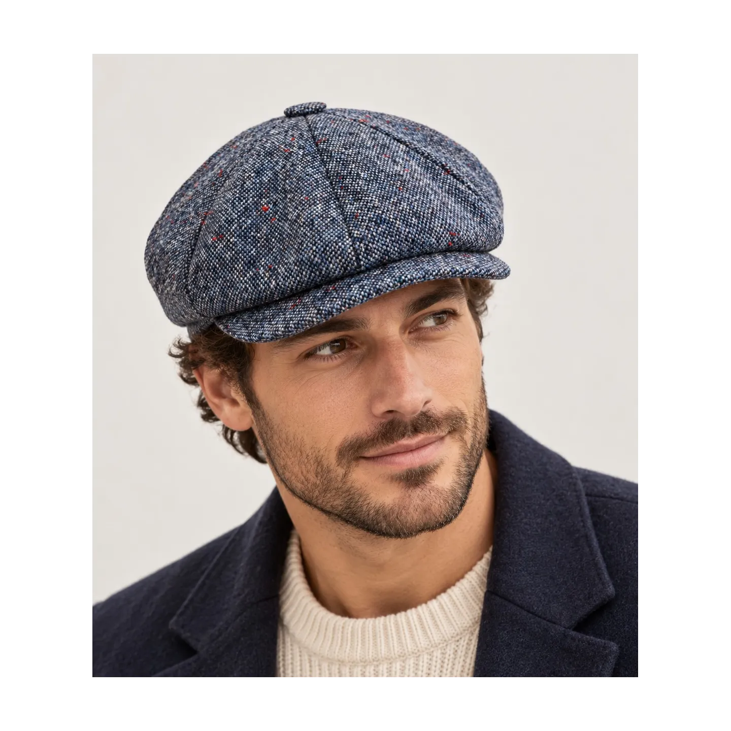 Limerick Virgin Wool Tweed Irish Cap - Traclet | Ref: 24711 | Traclet Hat Shop