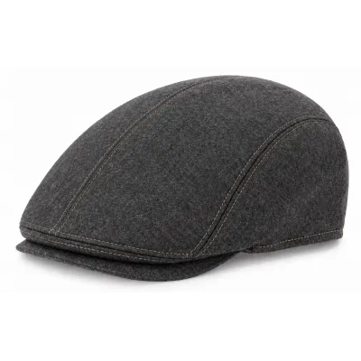 Jackson Duck Bill Cap Dark Brown Wool - Göttmann Reference: 16913 | Chapellerie Traclet