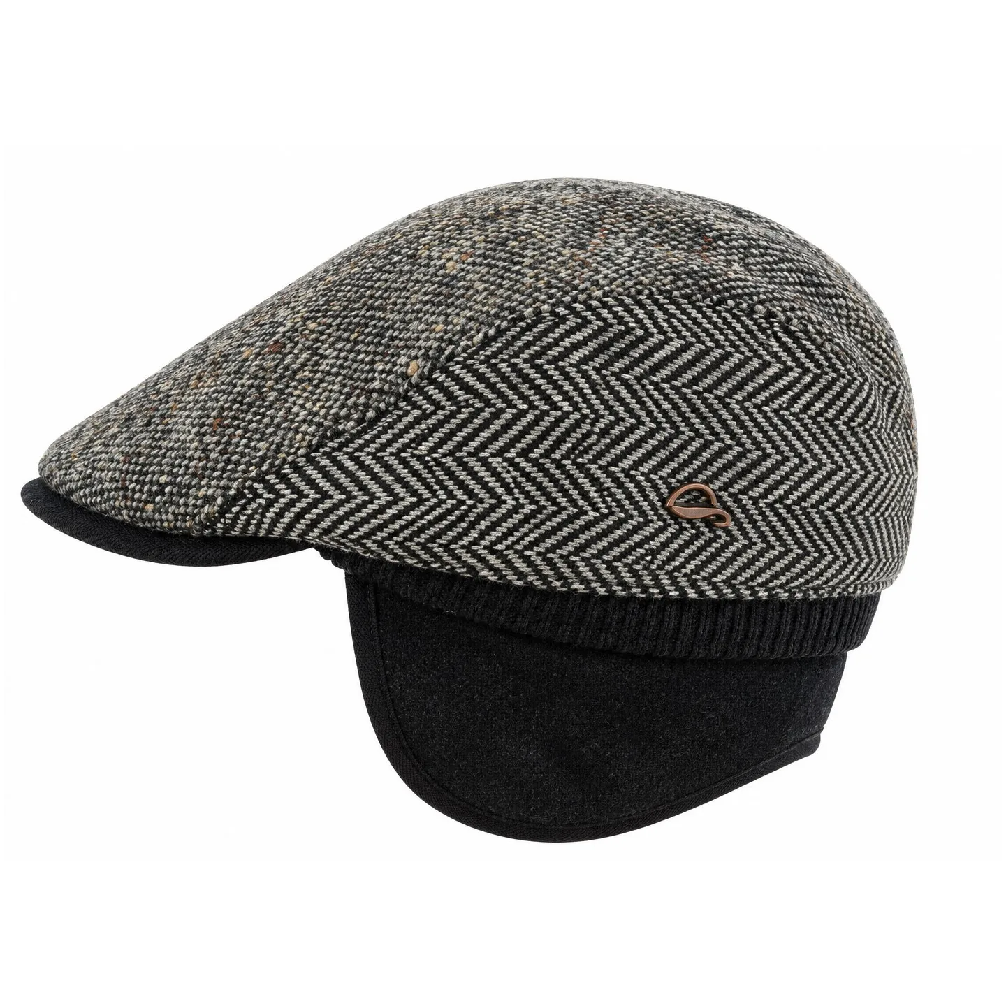 Jackson Blue Tweed Cap with Earflaps - Gottmann, ref. 24549