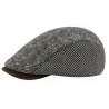 Casquette Jackson Cache Oreille Tweed Bleu - Gottman réf 24549 chapellerie Traclet