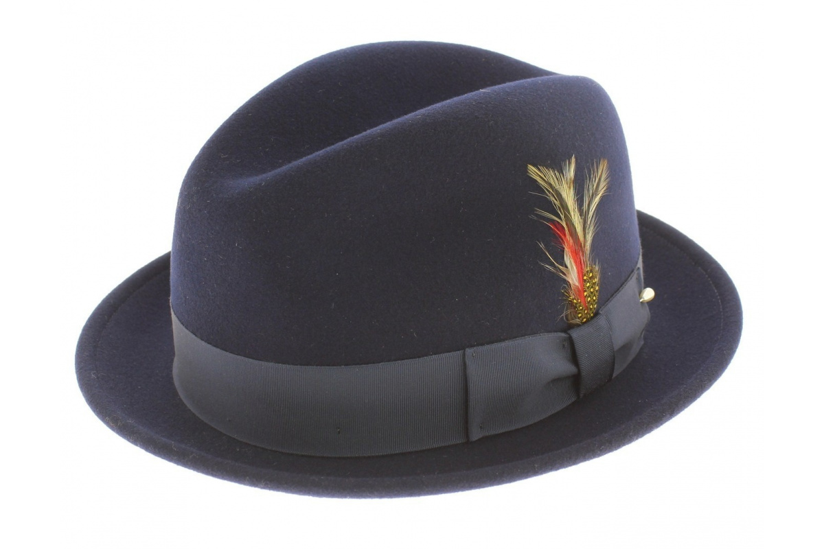 Chapeau Trilby Rimini - Petit Bord - Coton - Fabriqué En Italie - Homme Et Femme - 9