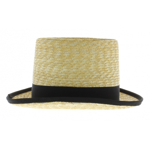 Chapeau De Paille Pour Femme - Style Été Avec Ruban Noir & Broderie Ananas, Taille Unique, Léger Et Respirant - 3