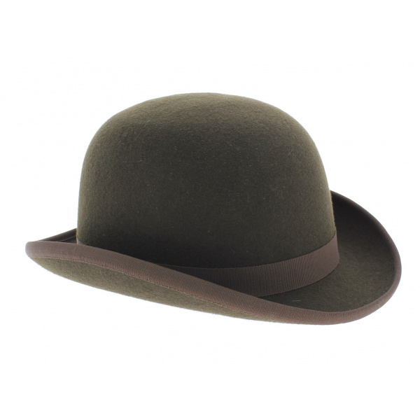 Bowler hat Brown Wool felt