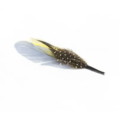 plume à chapeau Jaune - plume Reference : 2161 | Chapellerie Traclet