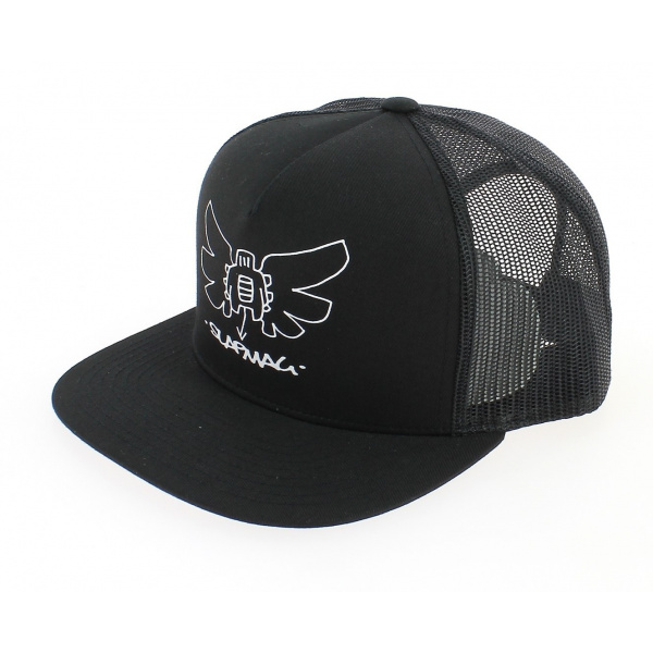 Casquette Trucker Slap Trucker Coton / Polyster Noir - HUF