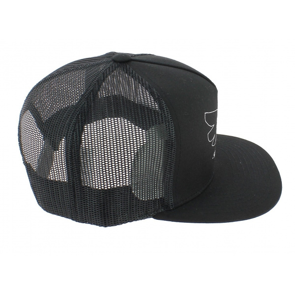 Casquette Trucker Slap Trucker Coton / Polyster Noir - HUF