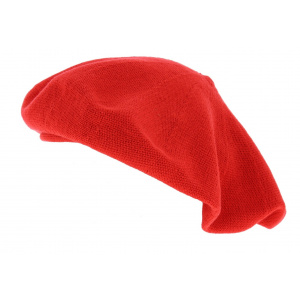 Beret coton Rouge