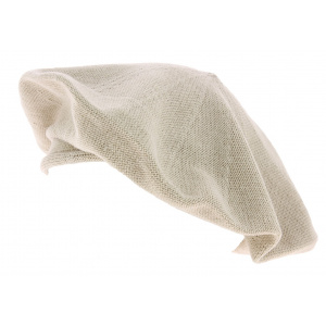 Beret coton Beige