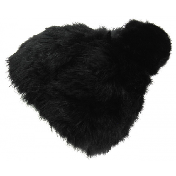 Bonnet Lapin femme Noir