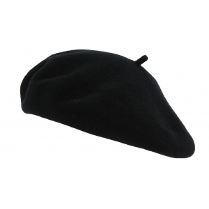 Beret Basque Elosegui Basica Noir - made in Pays Basque