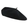 Béret Basque Sare Pure Laine Imperméable Noir - Élosegui
