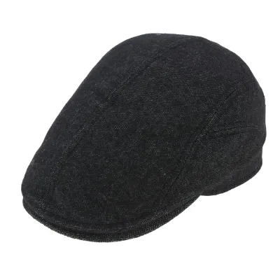 Casquette Bec de Canard Kingsway Laine Noir - Göttmann Reference : 3477 | Chapellerie Traclet