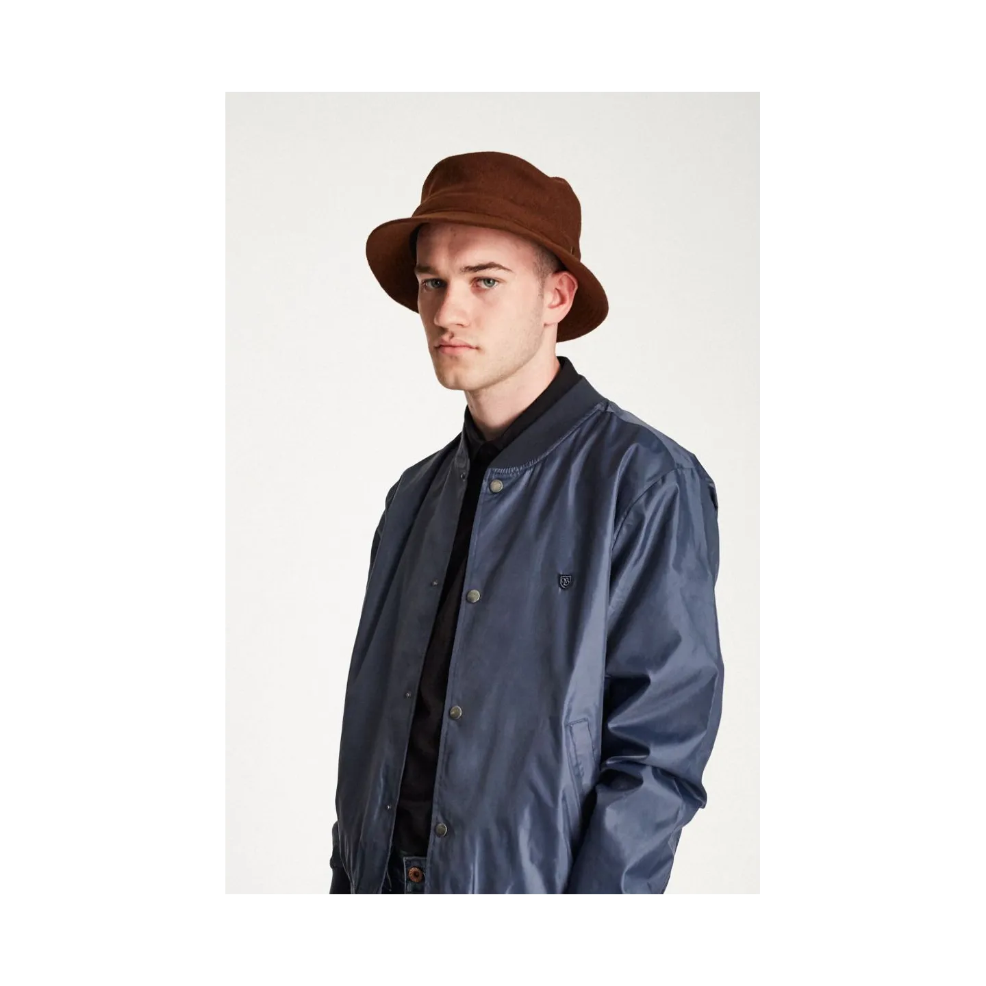 Chapeau Bob Bob BURROUGHS Marron- Brixton Reference : 3753 | Chapellerie Traclet