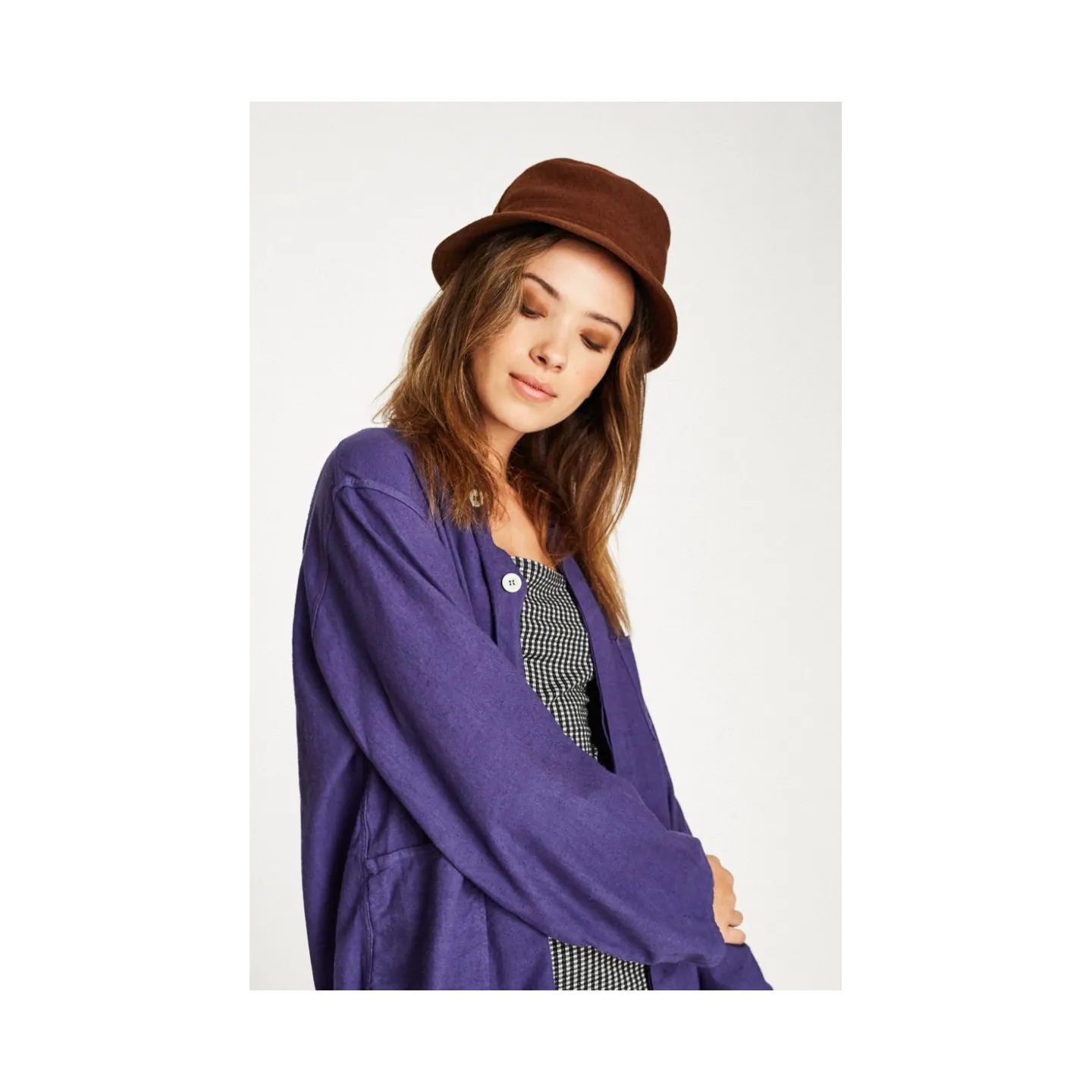 Chapeau Bob Bob BURROUGHS Marron- Brixton Reference : 3753 | Chapellerie Traclet