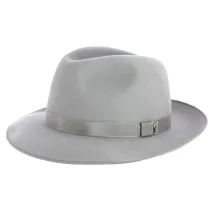 Chapeau Fédora Le Chazelles Feutre Poil Gris - Fléchet Reference : 798 | Chapellerie Traclet