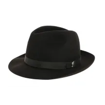 Chapeau Fédora Le Chazelles Feutre Poil chocolat - Fléchet Reference : 9806 | Chapellerie Traclet