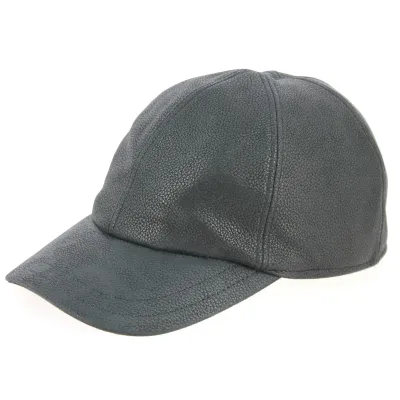 Casquette Baseball Monaco Cuir Noire- Göttmann Reference : 5852 | Chapellerie Traclet