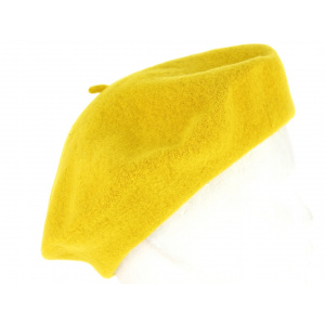 Béret Classique Laine Jaune- Traclet